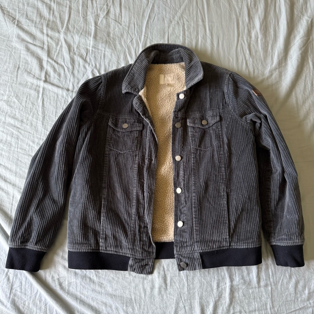 Roxy grey/blue corduroy jacket